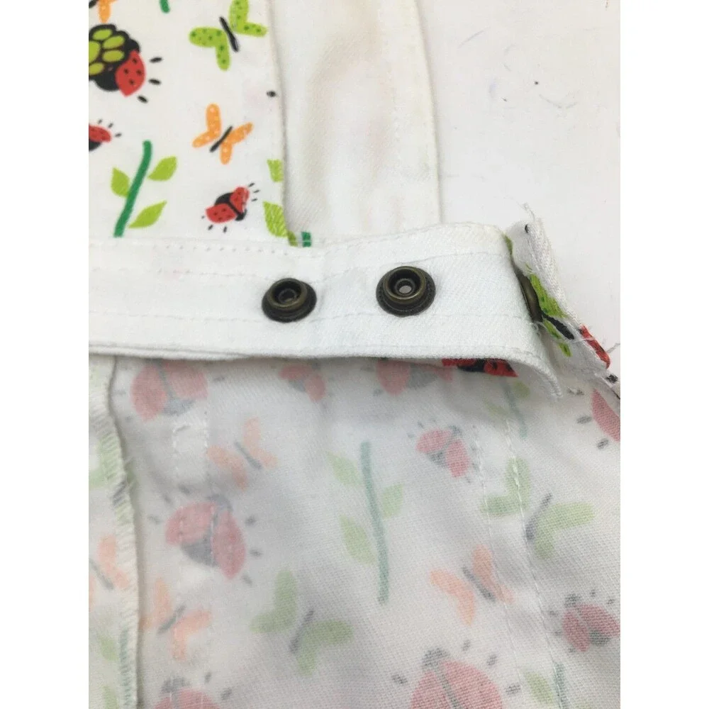 Urban Pet Summer Dress Dog Overall Ladybug Butterfly M White Red Green Yellow